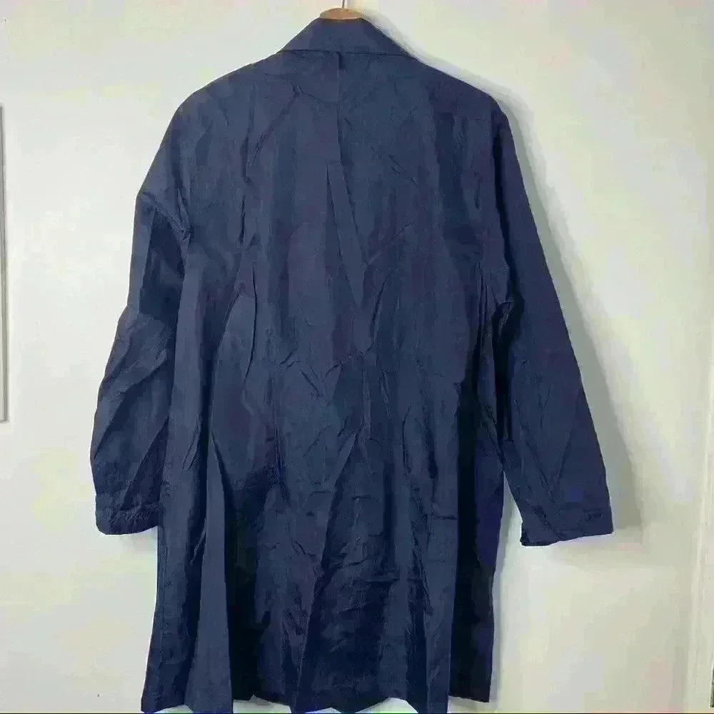 Diane von furstenberg blue rainCoat windbreaker - Picture 2 of 4